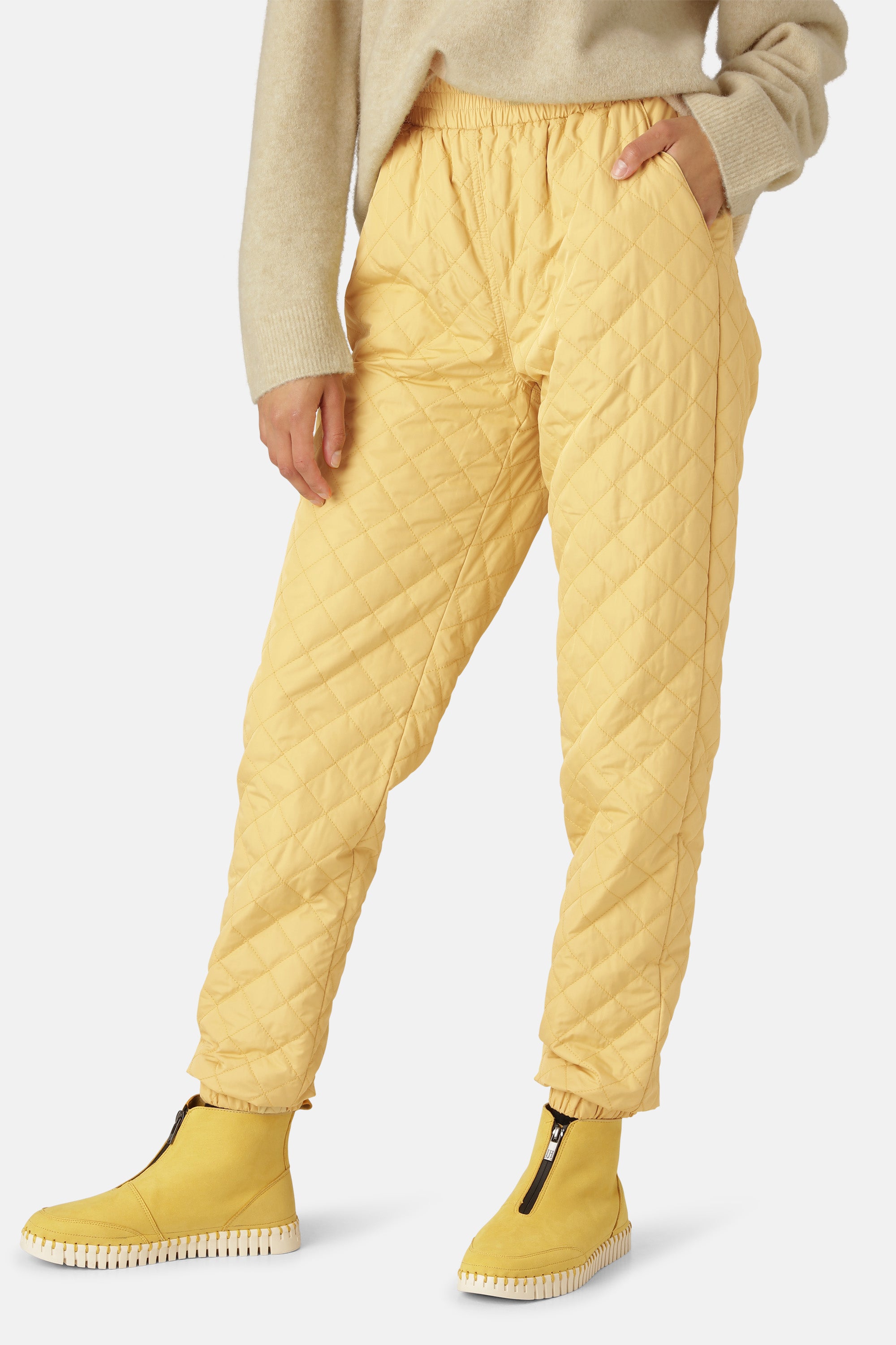 Ilse Jacobsen Hornbæk Outerwear Quilt Pants Trousers 844 Marigold